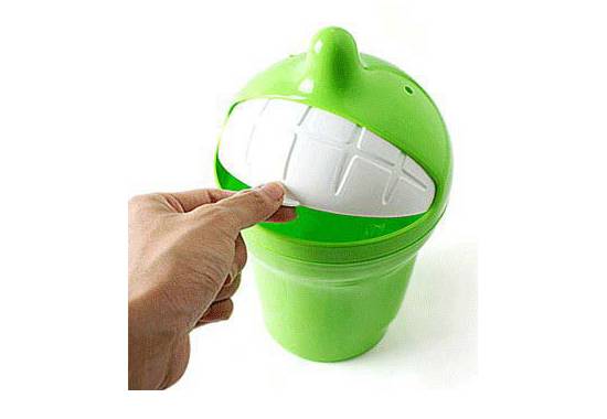 開懷大笑雜物桶