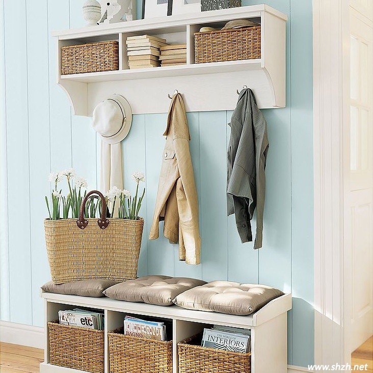 玄關的衣物收納