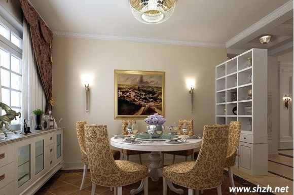 簡(jiǎn)歐風(fēng)餐廳裝修