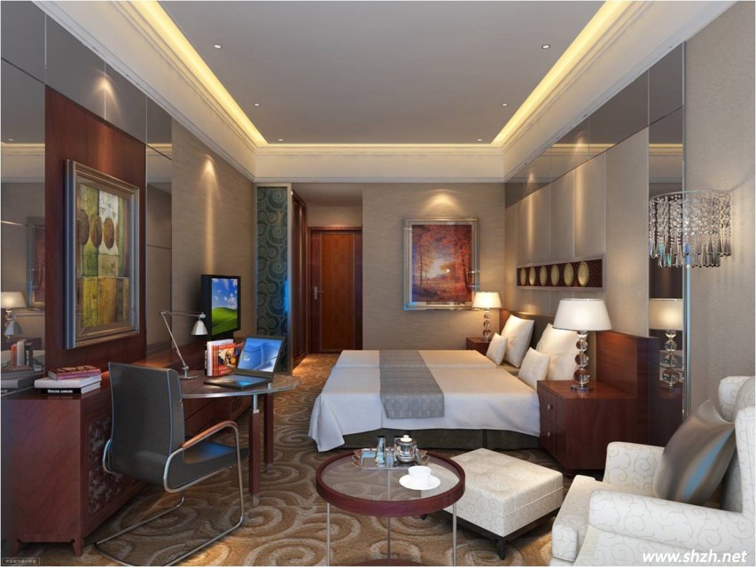 多功能臥室設(shè)計 美式古典