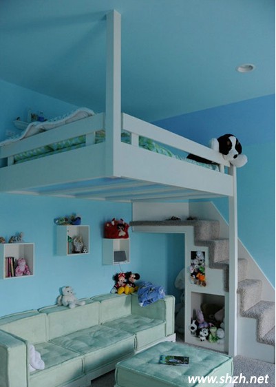 兒童懸空床 兒童床設(shè)計(jì) 兒童房設(shè)計(jì)